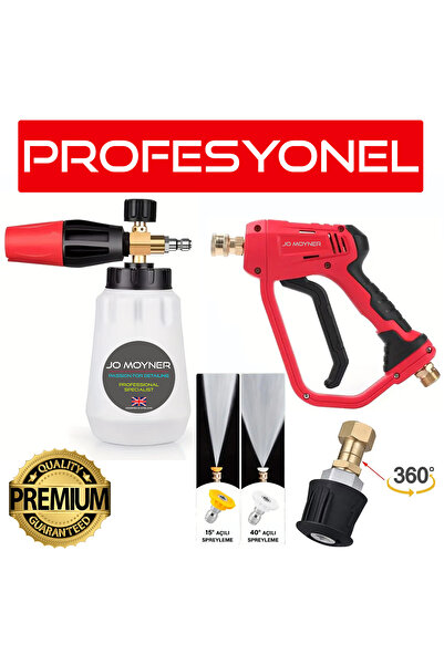 Jo Moyner Bosch Uyumlu Foam Lance Köpük Tabancası Set 1000ml Premium Köpük Yapıcı