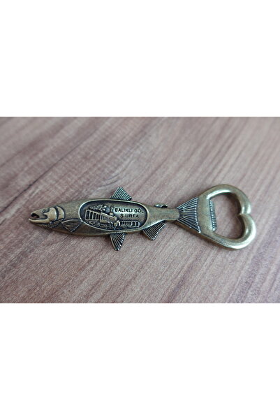 yeşiliseviyorum 1 Adet Bakır Magnet Şanlıurfa BalıklıGöl Hatırası Kaliteli Şişe Gazoz Soda Açacağı Açacak Sarı