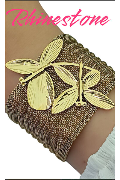 ORGANICYOU سوار شبكي أنيق من الفولاذ المقاوم للصدأ، ملابس يومية أنيقة تناسب ا...