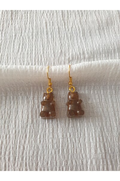 LuArte Teddy Bear Earrings Epoxy