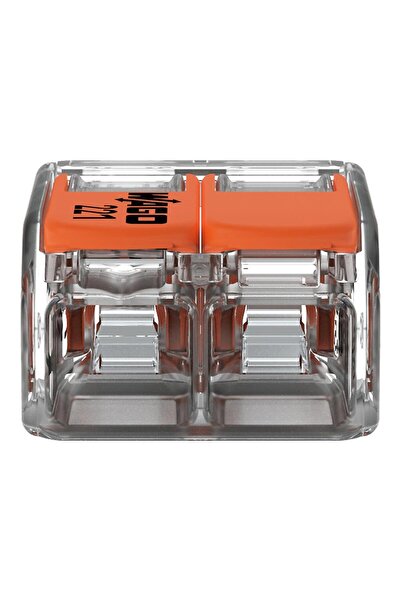 WAGO 221-412 2 Tırnaklı Buat Klemensi-50'li Paket