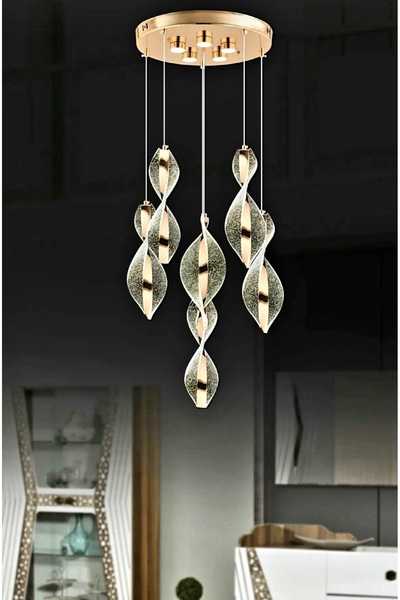 Vera Lighting Simli 6'lı Led Avize Kumandalı 3 Renk