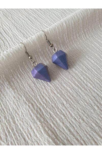 LuArte أقراط أنيقة على شكل زمرد