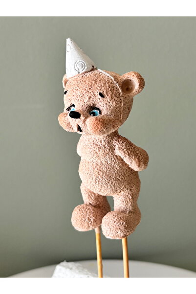 puffy party PUFİ - Mum Üfleyen Ayıcık 🧸 Kahve rengi