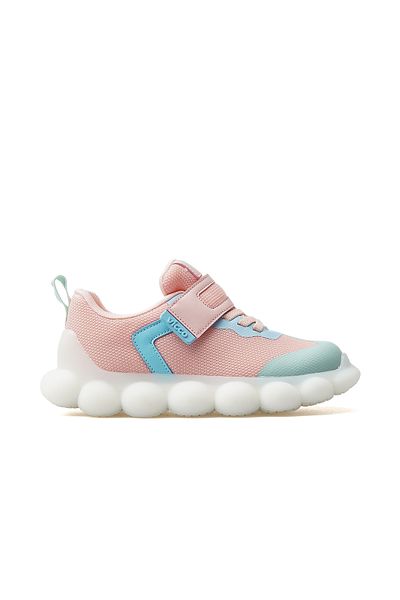 Vicco Girl's Lighted Sneaker - Sports Shoes (25Y 346.209 Pk Powder)