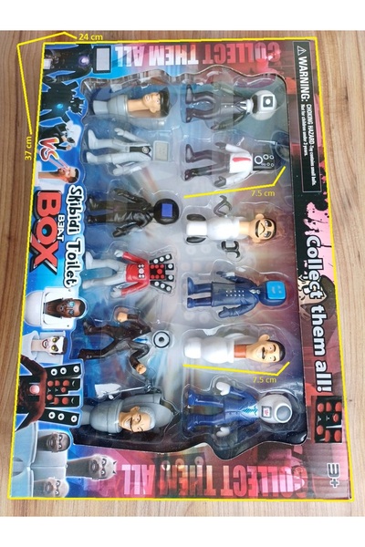 OYUNCAKSAHİLİ SKİBİDİ TUVALET KAFALAR 12 ADET OYUN FİGÜRLERİ KLOZET SKIBIDI T...