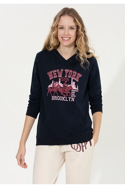 U.S. Polo Assn. Women's Navy Blue Sweatshirt