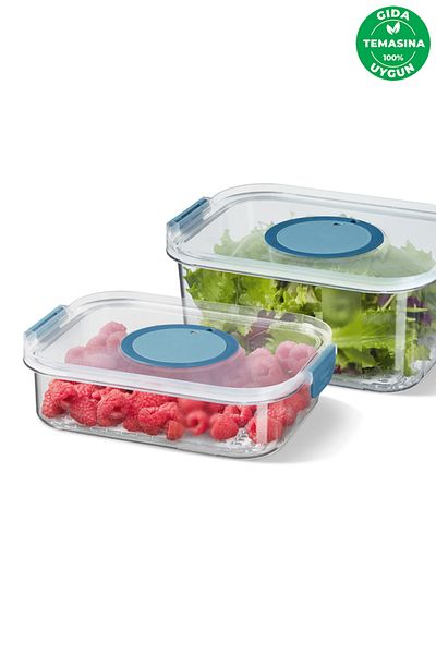 Prima Nova Seoul Refrigerator Storage Containers Set of 2 (1200 ml + 2000 ml)