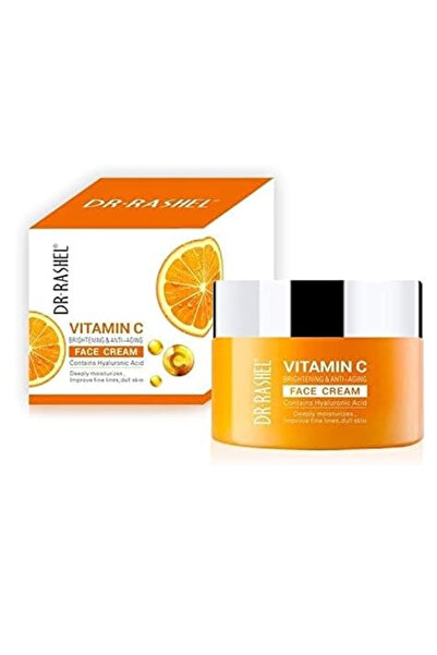 RASHEL كريم بفيتامين C للتفتيح ولمقاومة علامات التقدم في السن للوجه 50جرام