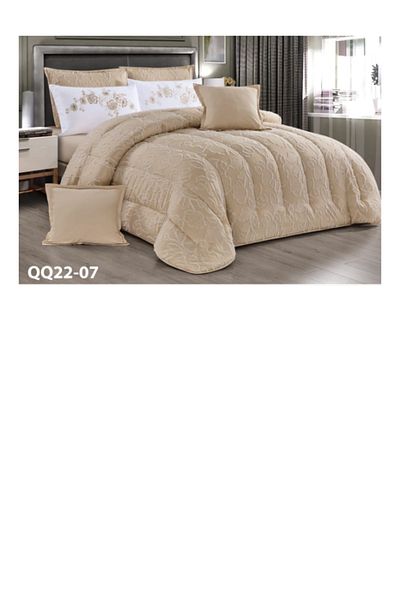 Gerenic Double bed sheet, luxury quilt set, 8 pieces, size 230 x 250 cm
