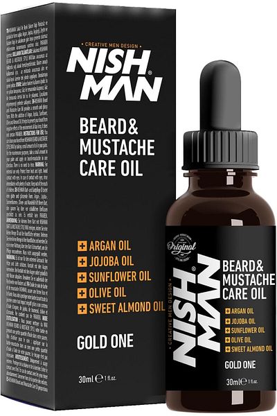NISHMAN Nishman Mustache and Beard Care Oil, New Size
30 ml