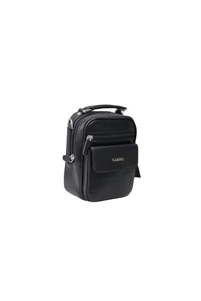 GUARD Mini Black Crystal Genuine Leather Handbag - Grd2412Wt1845