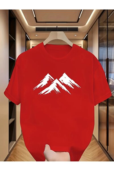 LAND MODA Tricou grafic casual pentru bărbați - Imprimare cu caractere din cu...