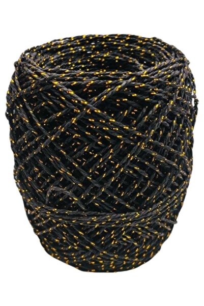 angel çanta aksesuar Обмотана 100 г папером мотузка чорного кольору з блискіт...