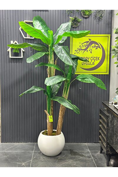İremÇiçekçilik Yapay Çiçek Uygula 210 Cm Muz Ağacı Yapay Ağaç