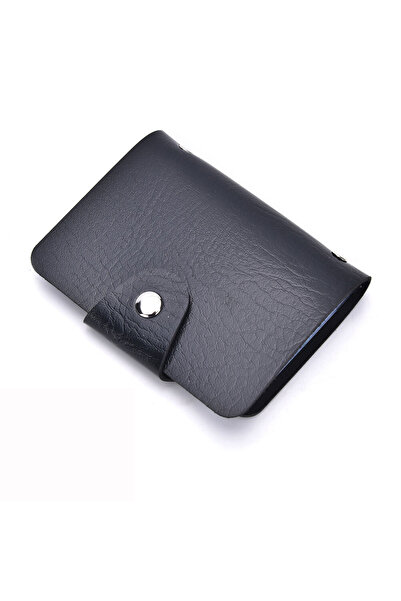 Generic Card Holder Organizer 24 Slots Black