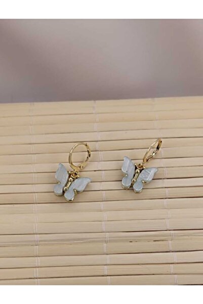 Anziano bijuteri Women's Gray Color Earrings Dangle Earrings Elegant Looking Earrings Butterfly Earrings
