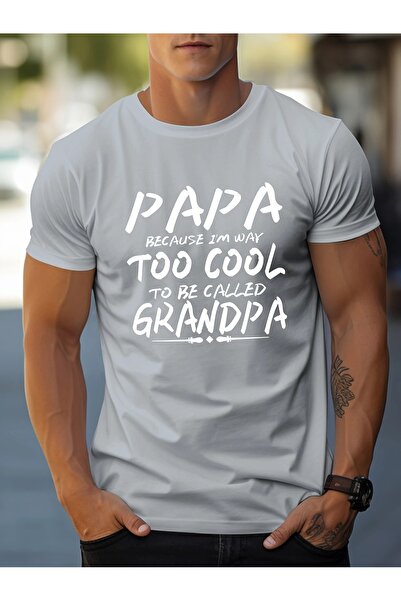 LAND MODA Tricou grafic casual pentru bărbați - Imprimare cu caractere din cu...