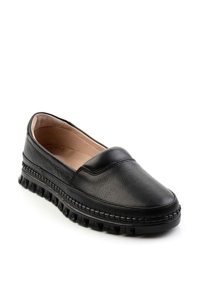 Bambi Μαύρα Δερμάτινα Γυναικεία Casual Παπούτσια K01518024403