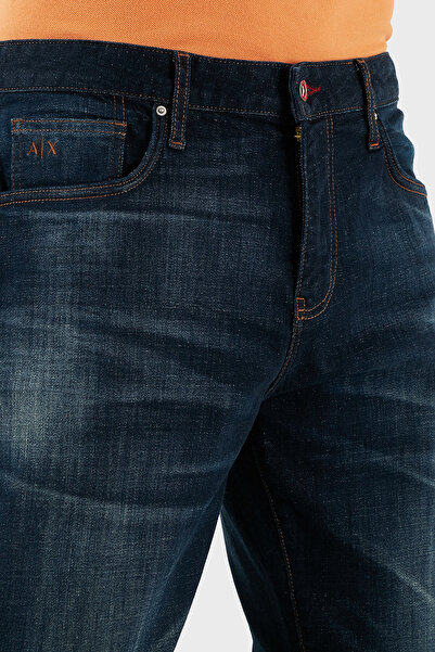 Armani Exchange Stretch Cotton Slim Fit Regular Waist Straight Leg Jeans Men's Jeans Pants Xm 000049   Af13098