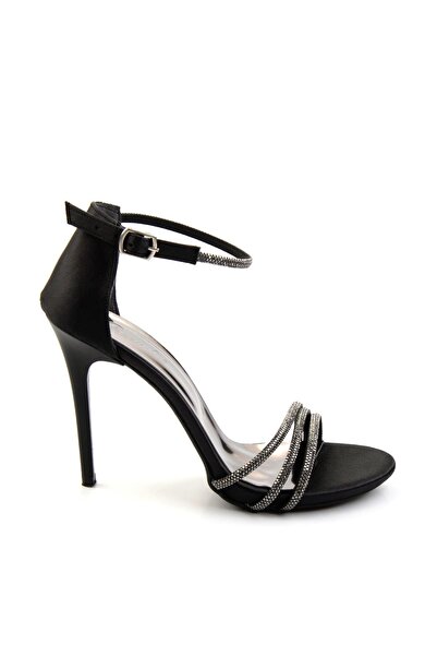 Bambi Чорні жіночі вечірні туфлі K01953000838