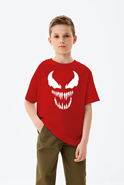 CRYSTALSHOP Venom Baskılı Çocuklar İçin T-shirt