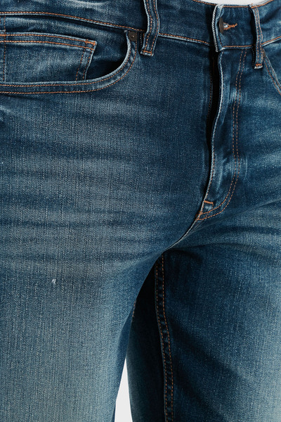 BOSS Streç Pamuklu Regular Fit Normal Bel Düz Paça Jeans Erkek KOT PANTOLON 50534683 405