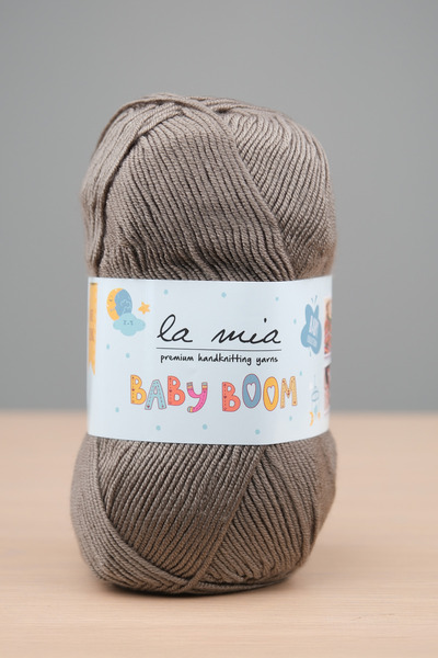 Lamia خيط بيبي بوم الفاخر المضاد للوبر 250 م/100 جرام أنثراسايت-1921