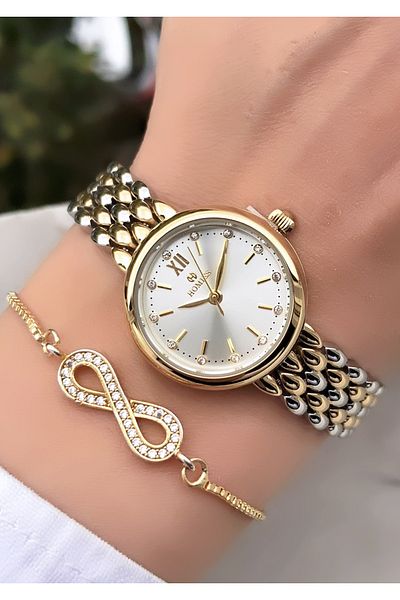 Homies Original Invoice Waterproof Women's Wrist Watch with Bracelet Gift