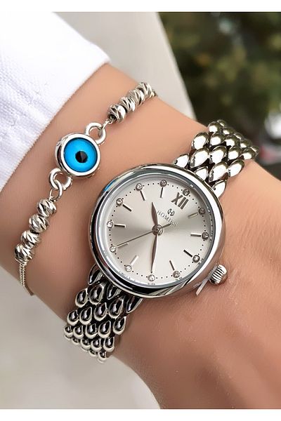Homies Original Invoice Waterproof Women's Wrist Watch with Bracelet Gift