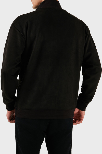 BOSS Pamuklu Regular Fit Dik Yaka Fermuarlı Sweat Erkek SWEAT 50531043 001