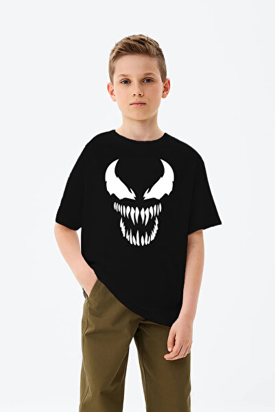 CRYSTALSHOP Venom Baskılı Çocuklar İçin T-shirt