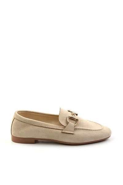Bambi Beige Women's Loafer Shoes K 01688011002