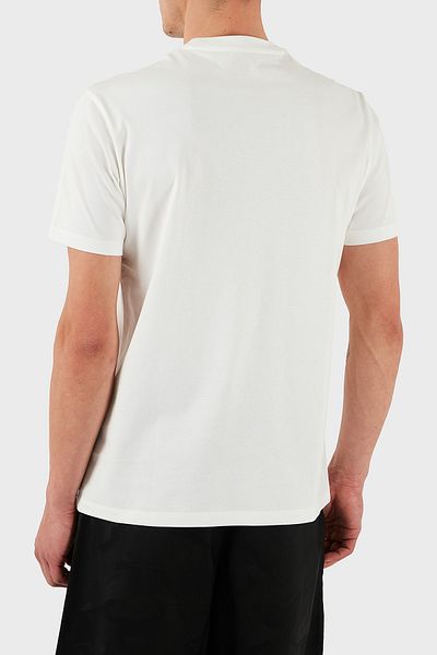 Armani Exchange Ανδρικό μπλουζάκι μπλουζάκι από 100% βαμβάκι με κανονική εφαρμογή με λαιμόκοψη με λογότυπο