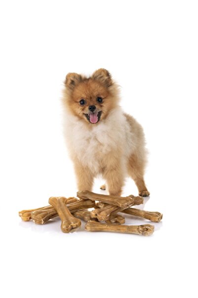 Eva & Wall-e Köpek Kemiği 12 Cm Naturel Pres Kemik 2’li – Ham Sığır Derisinden Doğal Çiğneme Kemiği Diş Kaşıma