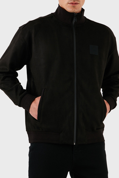 BOSS Pamuklu Regular Fit Dik Yaka Fermuarlı Sweat Erkek SWEAT 50531043 001