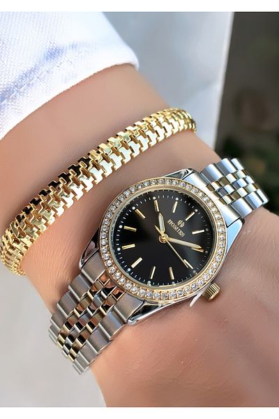 Homies Original Invoice Waterproof Women's Wrist Watch with Bracelet Gift