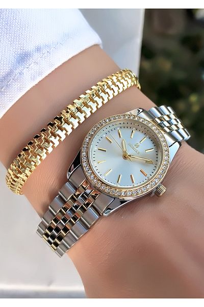 Homies Original Invoice Waterproof Women's Wrist Watch with Bracelet Gift