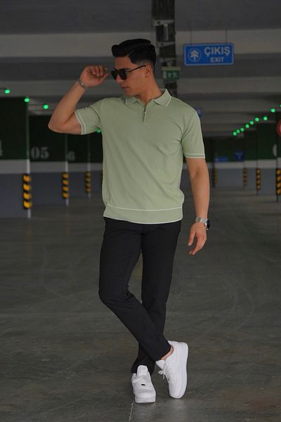 JACK CAPRİO Ανδρικό παντελόνι από βαμβακερό Lycra Stretch Waistband ποιότητας Old Money