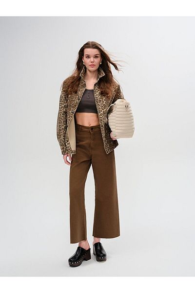 Ltb Τζιν πουκάμισο Rınna Leopard Oversized