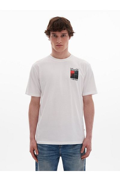 Ltb Κανονικό T-shirt κρέμας