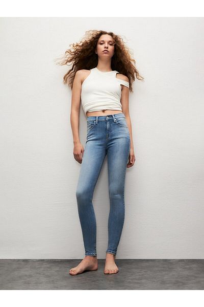 Ltb Pantaloni de jeans Tanya X cu picior îngust cu talie medie