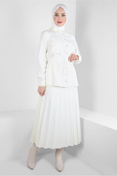 Alvina BELTED SKIRT SUIT 44230