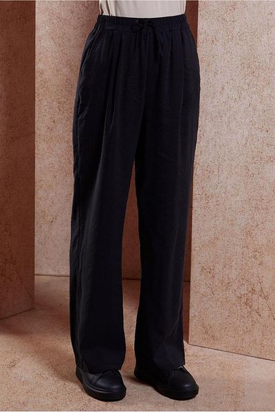 Alvina 70736 Model Elastic Waist Modal Trousers