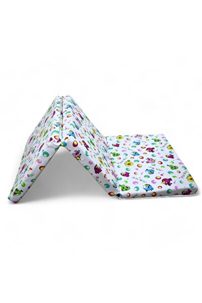 molody مرتبة اسفنجية قابلة للطي مقاس سرير الطفل 60 × 120 سم