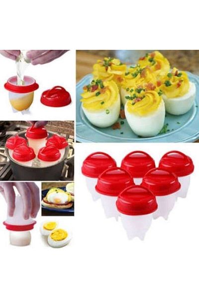 5DM Silicone Egg Boiling Container Set of 6