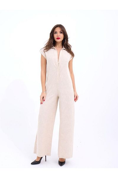 gelirr 7111 Jumpsuit-Beige