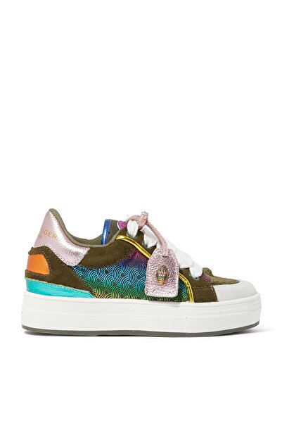 Kurt Geiger Southbank Sticker Sneakers for Kids - Light Green