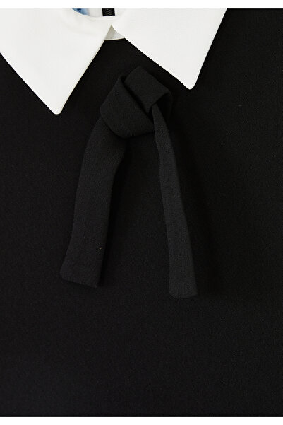 Mimisol Çocuklar İçin Şık Sarmalı Krep Elbise