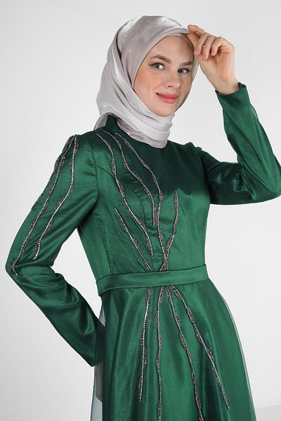 Alvina ROCHIE DE SEARĂ DETALIE TUL IMPRIMAT PIATRA 50301